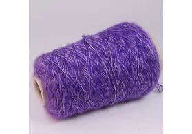 4610:  кидмохер, меринос, ПА, сток Италия, фиолетовый, белый, черный, 200-300 м/100 гр.