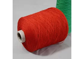 100% мерсеризованный хлопок (ленточка), Art. Dada, Lineapiu’ Italia spa, цвет: красный (с морковным подтоном), 450 м/100 гр. (6055)