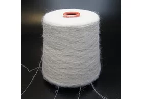 35% мохер, 35% альпака, 30% па, Art. Eco Noir RMS, Lanificio dell’Olivo spa, цвет: молочный, 2300 м/100 гр. (6384)