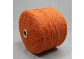 Твид: 30% мохер, 10% меринос, 58% акрил, 20% ПА, Art. Margherita, Pinori Filati spa, цвет: терракотовый, 320 м/100 гр. (6274) 