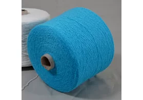 Вспушенный хлопок: 68% хлопок, 32% ПА, Art: Biococoon, Lanficio dell’ Olivo spa, цвет: бирюзовый, 1000 м/100 гр. (6073)