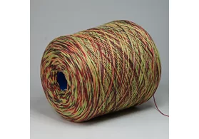 Пряжа 100% меринос, FULLONICA SNC для MISSONI, цвет: бордово- лимонный, 3/24 (800 м/100 гр.) (5361)