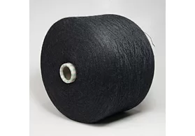 Пряжа 50% меринос, 50% акрил, сток Италия, цвет: антрацит, 2/32 (1600 м/100 гр.) (5247)