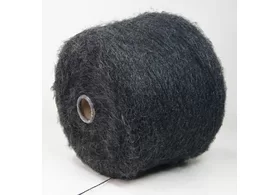 Пряжа мохер, акрил, ПА, сток Италия, цвет: антрацит, 750 м/100 гр. (5394)