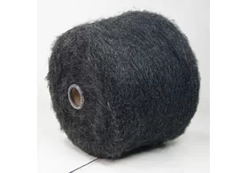 Пряжа мохер, акрил, ПА, сток Италия, цвет: антрацит, 750 м/100 гр. (5394)