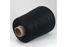 20%хлопок,10% меринос,20% вискоза,50% акрил, Art: Matisse, MARCHI & FILDI, черный, 1/22 (2200 м/100 гр) (5737)