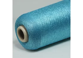 Пряжа люрекс 38% нейлон, 62% металлизированная нить, Art: Esther, Kyototex, цвет: бирюзовый, 14000 м/100 гр. (4964)