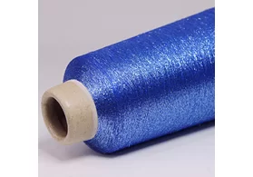 Пряжа люрекс 38% нейлон, 62% металлизированная нить, Art: Esther, Kyototex, цвет: сине-сиреневый, 14000 м/100 гр. (4965)