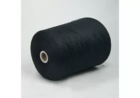 Пряжа 50% меринос, 50% акрил, Folco, цвет: черный, 2/28 (1400 м/100 гр.) (5531)