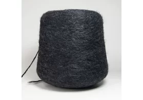 Пряжа 70% суперкидмохер, 4% меринос, 26% ПА, Art: Fatuo, Lineapiu, цвет: антрацит, 550 м/100 гр. (5192)