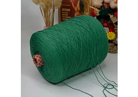 90% органический хлопок, 10% полиэстер, Art. Daiquiri-new, E. Miroglio, цвет: сине-зеленый, 440 м/100 гр. (6536)