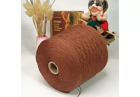 Шнурок: 67% хлопок, 33% ПА, Art. Confetto, Pecci Filati spa, цвет: молочный шоколад, 700 м/100 гр. (6537)