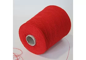 Микро букле:  вискоза/ ПА, Art: Coconut, Thessa, цвет: красный, 1800 м/100 гр. (5322) 