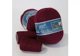 Пряжа  90% пух норки, 10% полиамид, спелая вишня, 350 м. (828)