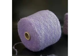 70% кидмохер, 30% ПА, Art. Starkid, Ilaria srl, цвет: сиреневый+ голографическая фольга, 170 м/100 гр. (6483)