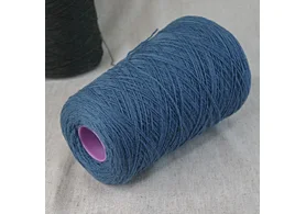 100% кардный меринос, Art. Supergeelong, Zegna Baruffa, цвет: синий, 2/15 (750 м/100 гр.) (6678)