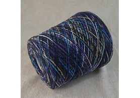 100% кардный меринос, Art. Сток Италия, цвет: синий, фиолетовый, серый, 2/15 (750 м/100 гр.) (6684)
