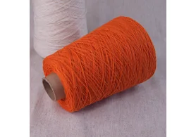10 % кашемир, 90% меринос, Art. Kirman, Linsieme, цвет: красный апельсин, 2/14 (700 м/100 гр.) (6664)