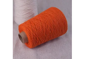 10 % кашемир, 90% меринос, Art. Kirman, Linsieme, цвет: красный апельсин, 2/14 (700 м/100 гр.) (6664)