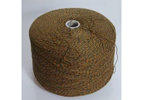 40% меринос, 28% вискоза, 15% ПА, 10% кашемир, 7% ангора, Art. Beta Mouline, New Mill spa, цвет: терракотовый+ зеленый, 3/14,5 (483 м/100 гр.) (6510)