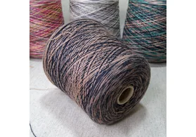 100% шерсть овец, Art. Shetland, коллекция Missoni, цвет: коричневый, черный, 2/16 (800 м/100 гр.) (6773)
