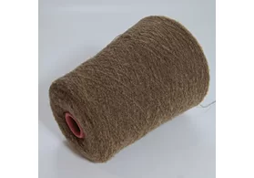 Букле: 70% меринос, 30% ПА, Art. Mousse, Zegna Baruffa, цвет: ореховый на черной основе, 1400 м/100 гр. (6454)