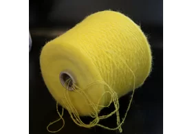 49% baby альпака, 21% меринос экстрафайн, 30% нейлон, Art. Milady, Pecci Filati spa, цвет: желтый, 1000 м/100 гр. (6471)