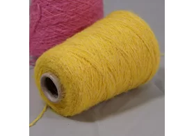 Ангора+ букле меринос, сток Италия, цвет: желтый, 250-300 м/100 гр. (6140)