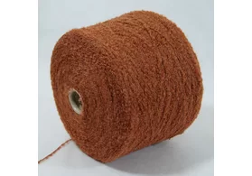 Букле: 32% альпака суперфайн, 24% меринос, 22% шелк 22% ПА, Art: Bene, Lanificio dell’ Olivo spa, цвет: красновато-коричневый, 450 м/100 гр. (6201)