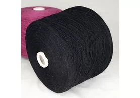 95% кашемир, 5% меринос, Art: Ninety Five, Gruppo Filpucci Industrie filati цвет: черный, 2/14 (700 м/100 гр.) (5985)