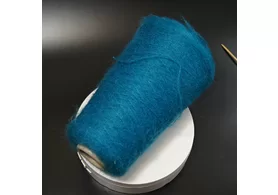 67% суперкидмохер, 5% меринос, 28% ПА, Art. Aurora, Ilaria srl, цвет: петроль, 1000 м/100 гр. (6340)