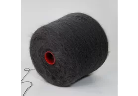 80% ангора, 20% ПА, Art. Ang. 80, Filati Biagioli Modesto, цвет: дымчатый серовато-коричневый, 2/17 (850 м/100 гр.) (6331)