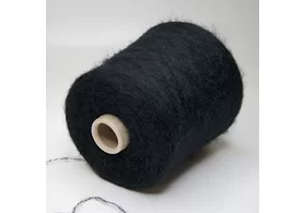 50% суперкидмохер,18% меринос экстрафайн, 32% ПА, Art. Astro 50, Igea, цвет: черный, 1000 м/100 гр. (6390)