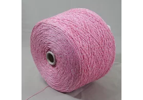 100% хлопок, Art: Malibu, Fashion Mill, цвет: молочно-розовое мулине, 360 м/100 гр. (6120)