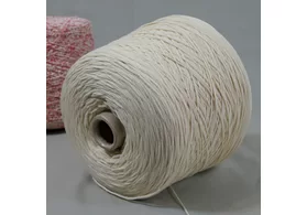 Шнурок: 62% хлопок, 38% ПА, Art. Park Fine, Filati BE.MI.VA. spa, цвет: топленое молоко, 360 м/100 гр. (6129)