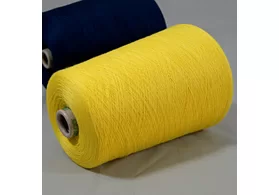 50% меринос, 50% акрил, Folco, цвет: желтый, 2/44 (2200 м/100 гр.) (6155)