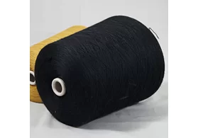 50% меринос, 50% акрил, Folco, цвет: черный, 2/25 (1250 м/100 гр.) (6157)