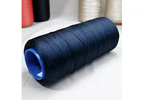 100% шелк, Art. Cordonetto, Torcitura di Dolzago, цвет: синий, 600 м/100 гр. (6244)