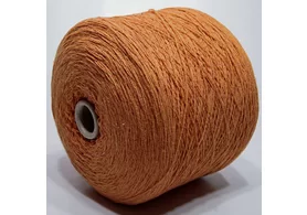Пряжа шерсть/ПА, сток Италия, цвет: оранжево-коричневый, 3/15 (500 м/100 гр.) (3691)