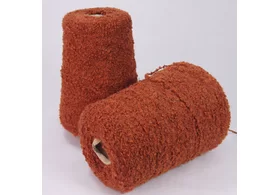 Букле: 90% бэби альпака 10% ПА, Art: Baby B2, Gargantu srl, цвет: терракотовый, 200 м/100 гр. (5723)